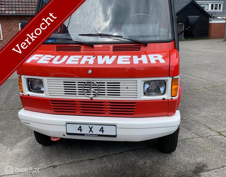 Mercedes 410 4x4 benzine 1992 19500 km Brandweer