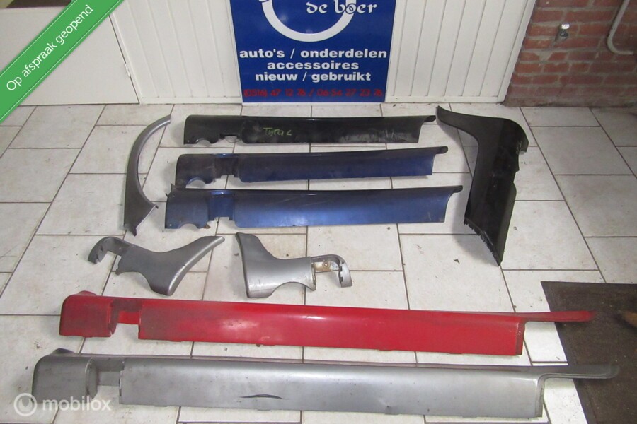 Zijskirts dorpel bekleders Opel Corsa B GSI + Tigra bj 93-98