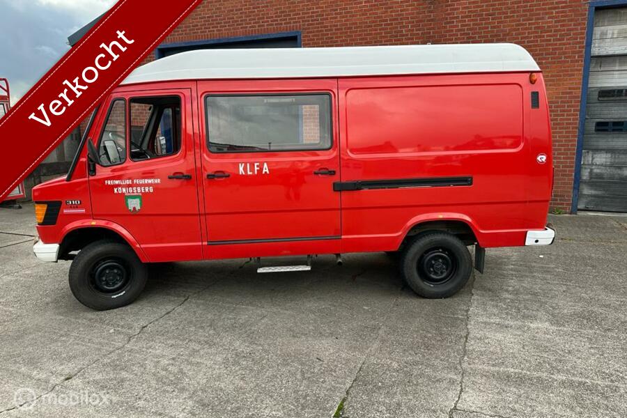 Mercedes 310 4x4 hoogdak sperren 47500 km