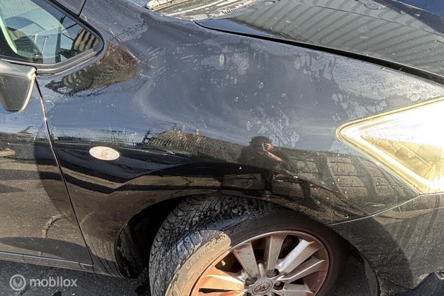 Voorscherm rechts zwart Toyota Auris I ('07-'12)