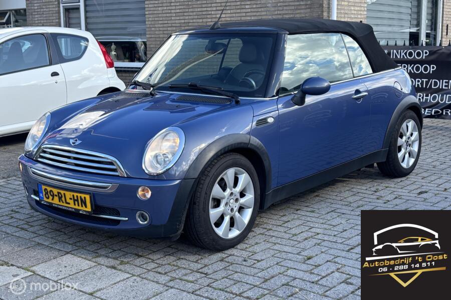 Mini Cabrio 1.6 Cooper Chili leuke cabrio weinig km nap