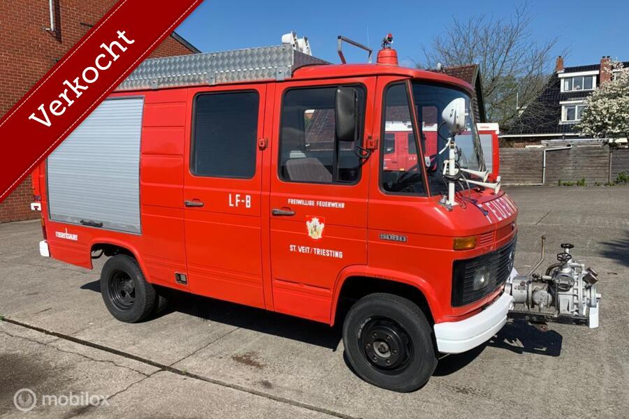 Mercedes 508 Hoog 37 d km Brandweer camper mrb vrij