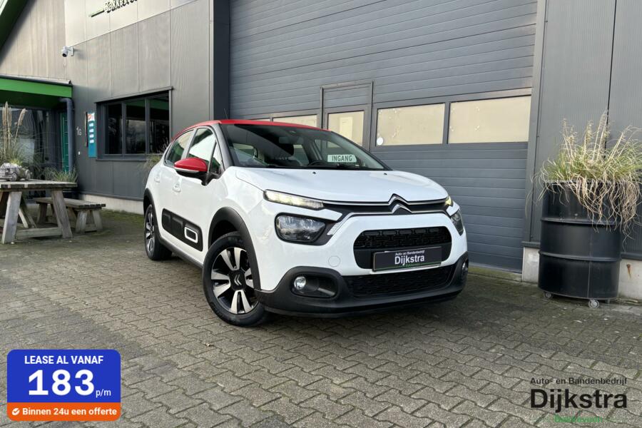 Citroen C3 1.2 Shine 83 PK Airco/ AppleCarPlay/ AndroidAuto/ Cruise Control!