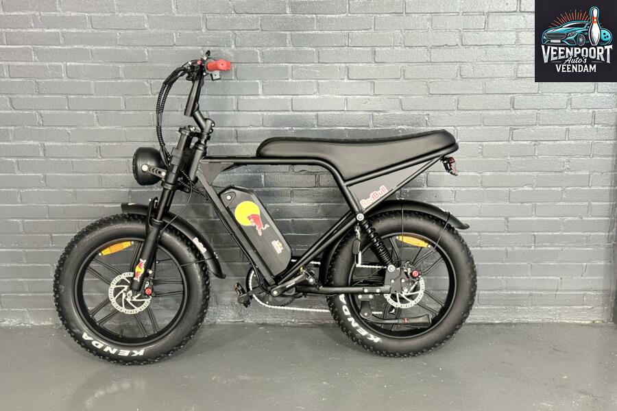 Fatbike OUXI V8 PRO REDBULL 100% LEGAAL Alarm 1jr Garantie