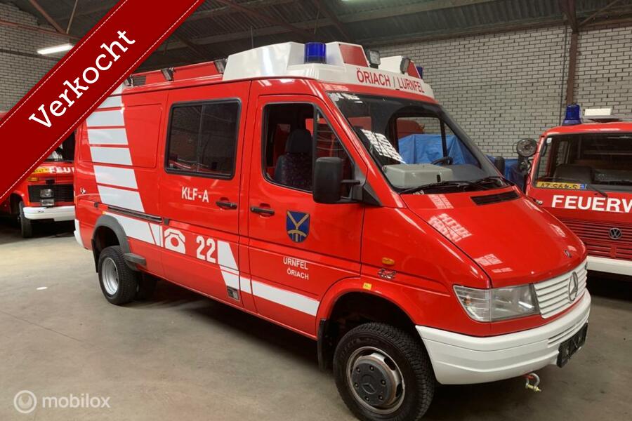 Mercedes Sprinter 414   4x4   24.400 km brandweer camper