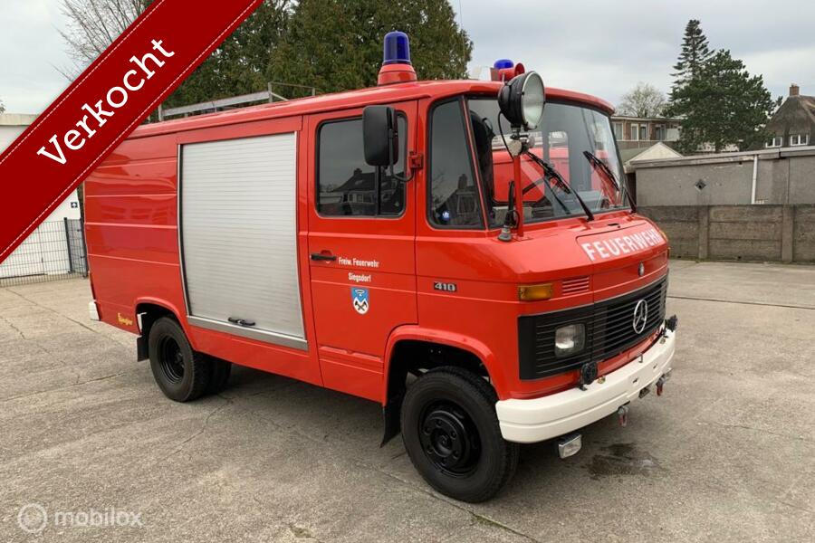 Mercedes 410 benzine 16594 km camper brandweer