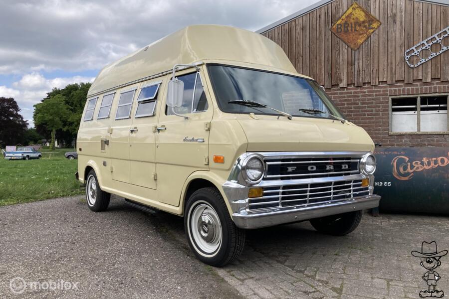 Ford USA Econoline  Camper v8 van belastingvrij