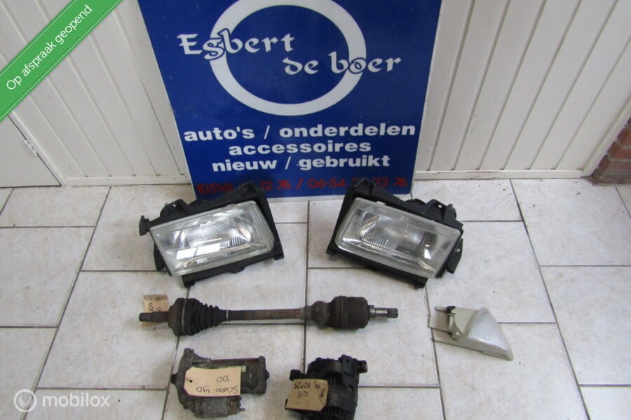 2x Koplamp startmotor l aandrijfas Scudo Expert Jumpy