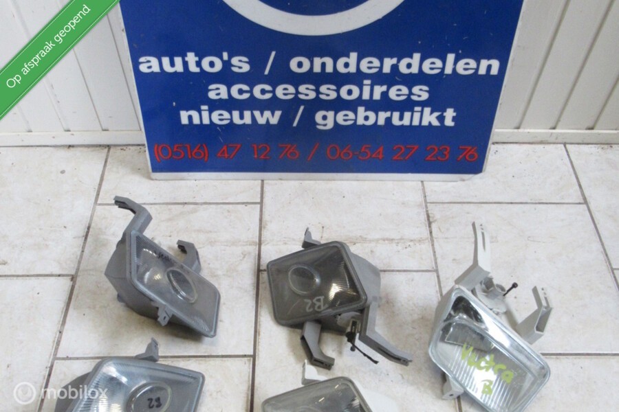 Verstraler mistlamp in voorbumper Vectra B  bj '95 tm '01