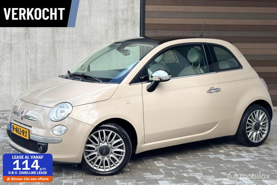Nette Fiat 500 0.9 TwinAir Turbo*PANO*105PK*