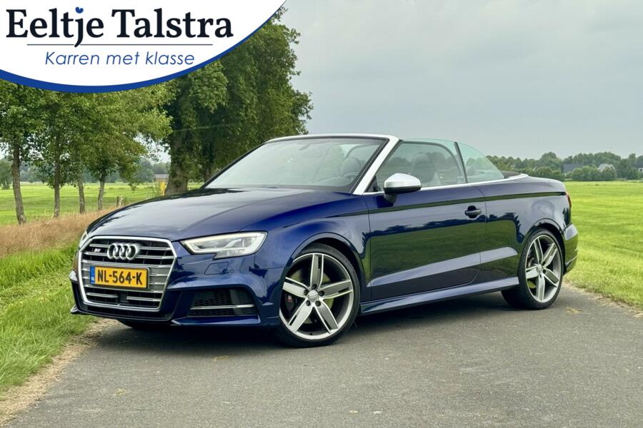 Audi S3 2.0 TFSI quattro cabrio|B&O|RS-zetels|Adapt. cruise|Facelift|NL-auto|Voll. dealer o.h.