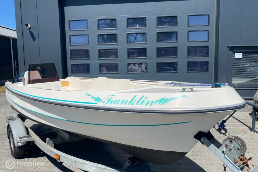Sunliner 450 - Consoleboot - 25 pk Suzuki motor - Trailer!