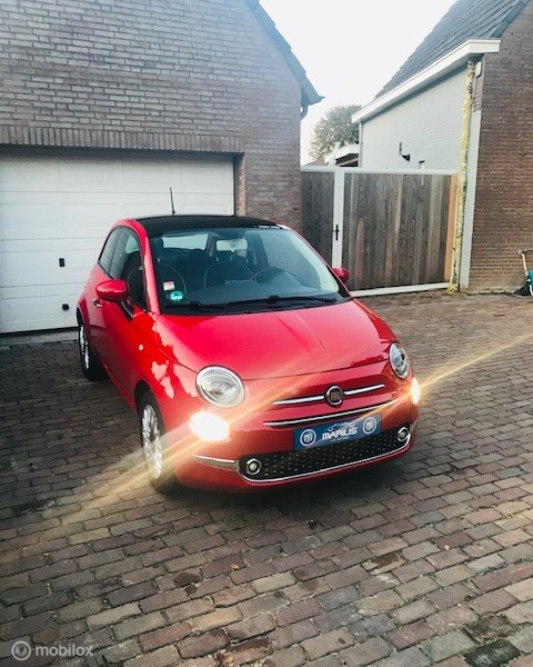 Fiat 500 1.2 lounge topconditie Panorama enz