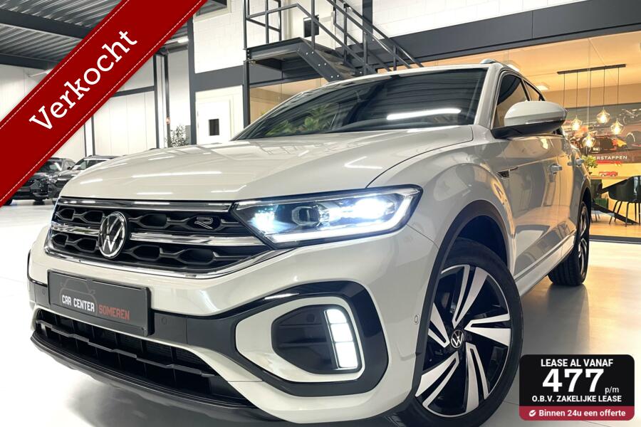 Volkswagen T-Roc 1.5 TSI R-Line/ Camera/ IQ LED/ Keyless/ 18''LMV/ Ascotgrijs