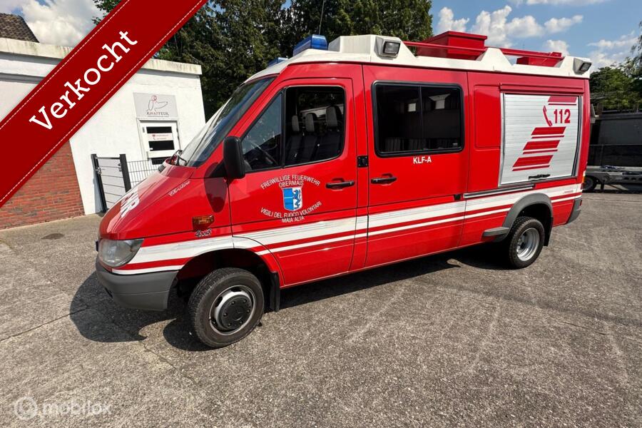 Mercedes Sprinter 416cdi  4x4  Brandweer 8.115 km perfect