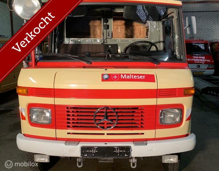 Mercedes 409 Brandweer 34.000 km Prachtig Camper