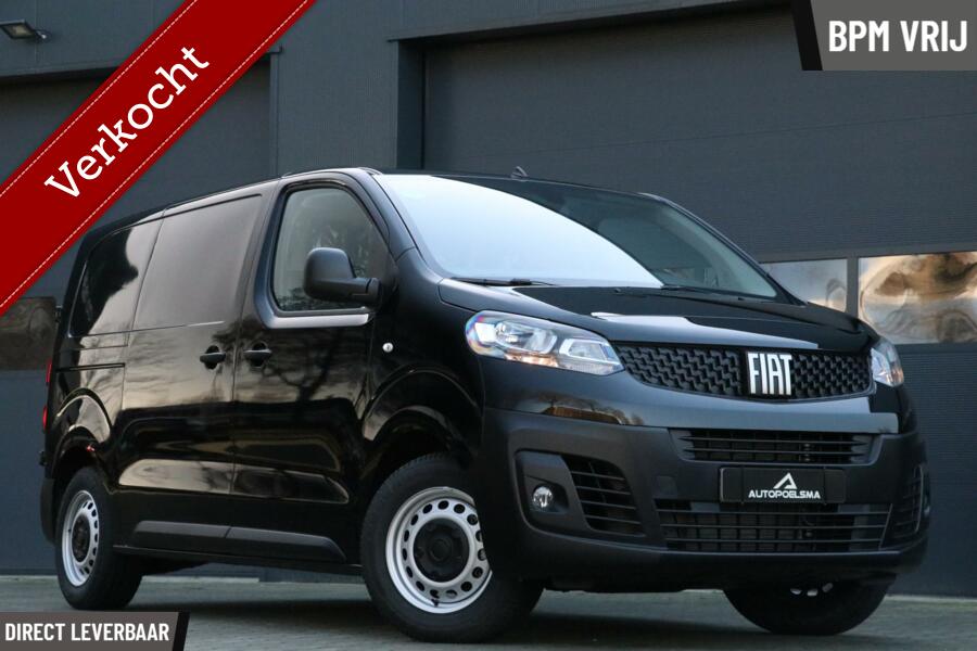Fiat e-Scudo L2H1 75 kWh 3 Fase AppleCarplay Navi Wifi Camera 3Zits Dab+ 25KM Nieuw BJ2023