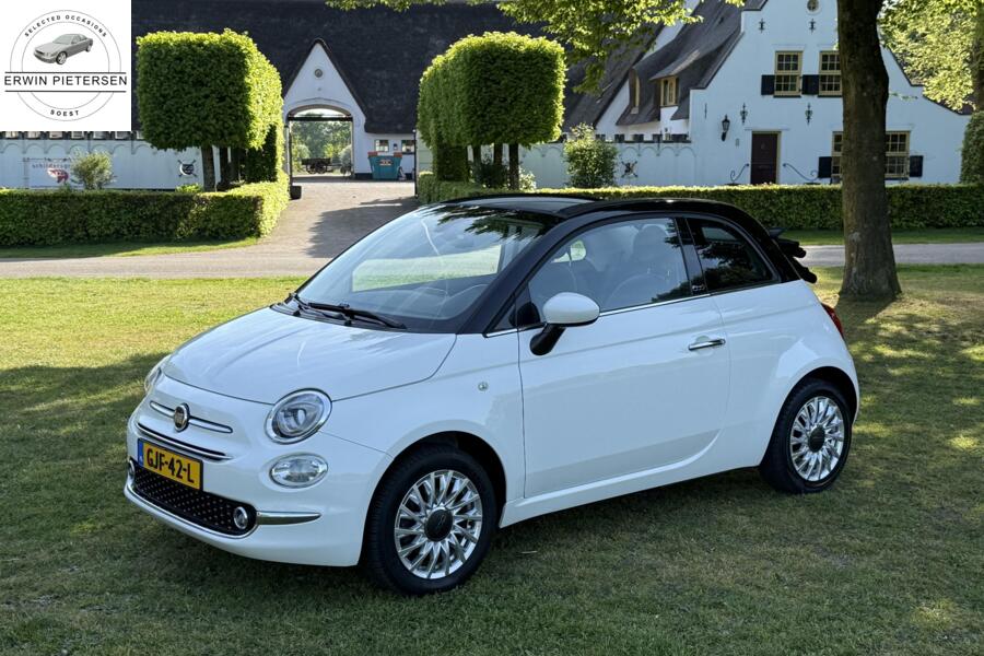 Fiat 500C Bicolore Nero-Bianco Cabriolet Climate/Cruise