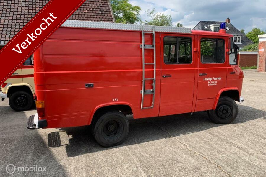 Mercedes 409 brandweer 1980 camper 28931 km