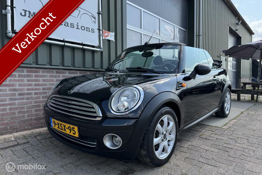 Mini Cabrio 1.6 Cooper|Airco|Leder|Cruise|Lm velgen|PDC|