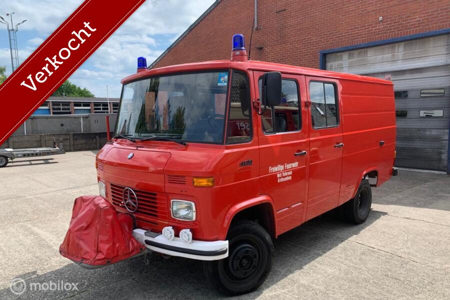 Mercedes 409 brandweer 1980 camper 28931 km