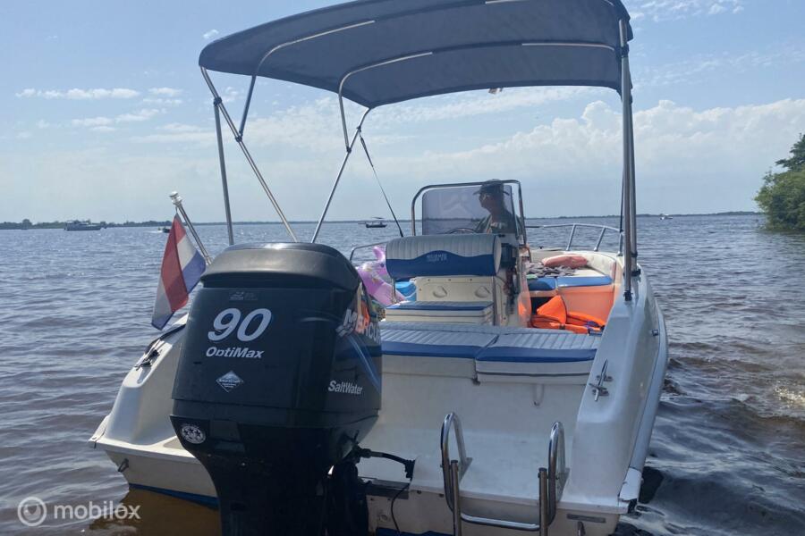 Aquamar Samoa 19FT /580x225/ 90 pk Motor /Ruime console boot