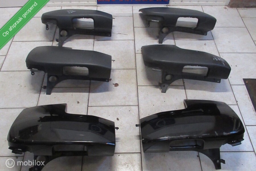 Achterbumper hoek l+r  Vivaro Trafic Primastar, bj 01 tm 14