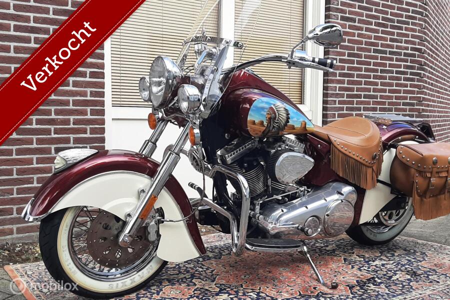 VERKOCHT Indian CHIEF 1639cc VINTAGE ONE OF A KIND BIKE