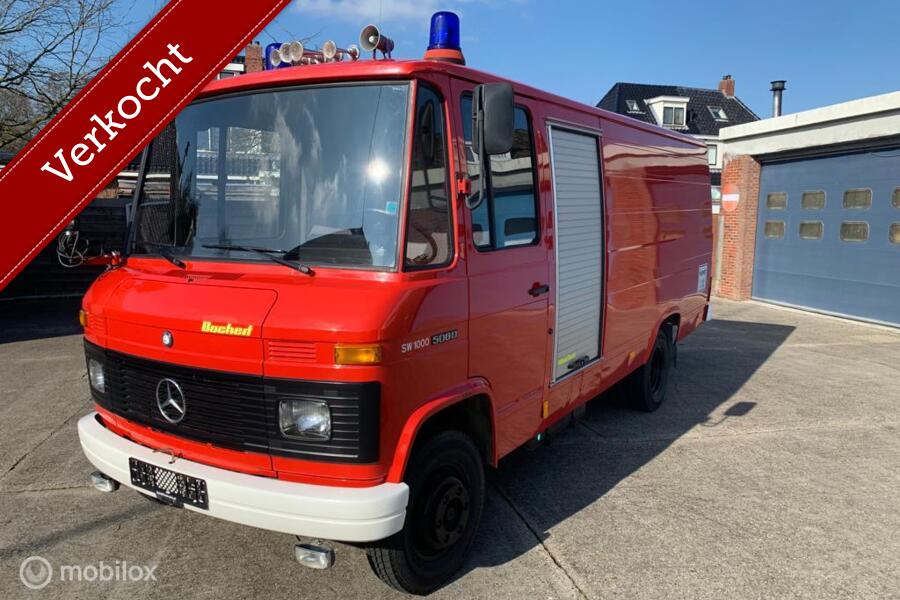 Mercedes 508 Hoog /Lang Diesel 9261 KM Brandweer Camper