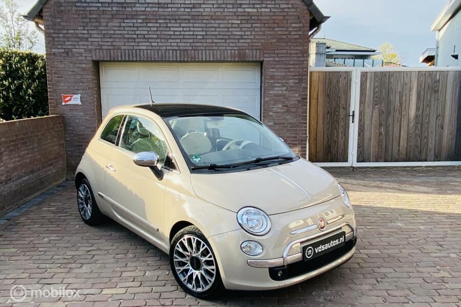 Fiat 500 0.9 TwinAir Lounge/automaat/panaramadak/klima/pdc