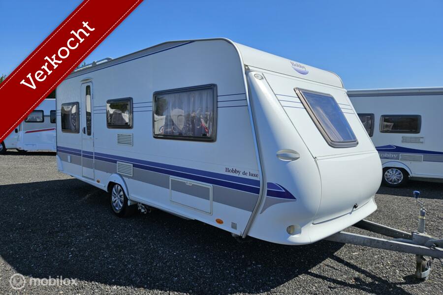 HOBBY DE LUXE 540 UL ENKELE BEDDEN,MOVER,VOORTENT,BOILER