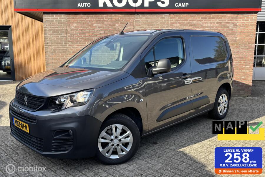 Peugeot Partner 1.5 BlueHDI 131 Pk Automaat Premium | Clima/airco | Apple car-play | Navi | Zij-schuifdeur | LMV | Trekhaak 1350 kg trekgewicht | PDC voor en achter | Camera | DEALER-STAAT