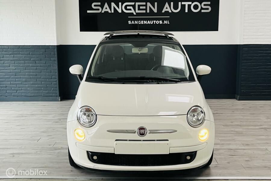 Fiat 500 1.2 Lounge/leer/clima/pano schuifdak/16inch