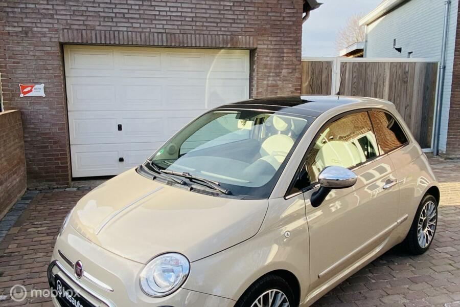 Fiat 500 0.9 TwinAir Lounge/automaat/panaramadak/klima/pdc