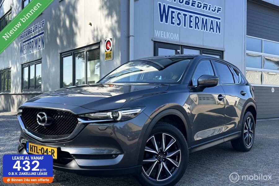 Mazda CX-5 2.0 SkyActiv-G 165 Skylease Luxury Aut 360°Cam Leer Carplay Stoel-/stuurverw. etc.