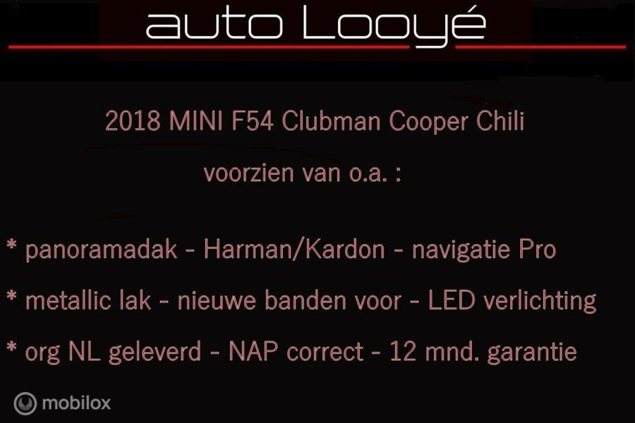 Mini Clubman 1.5 Cooper Chili