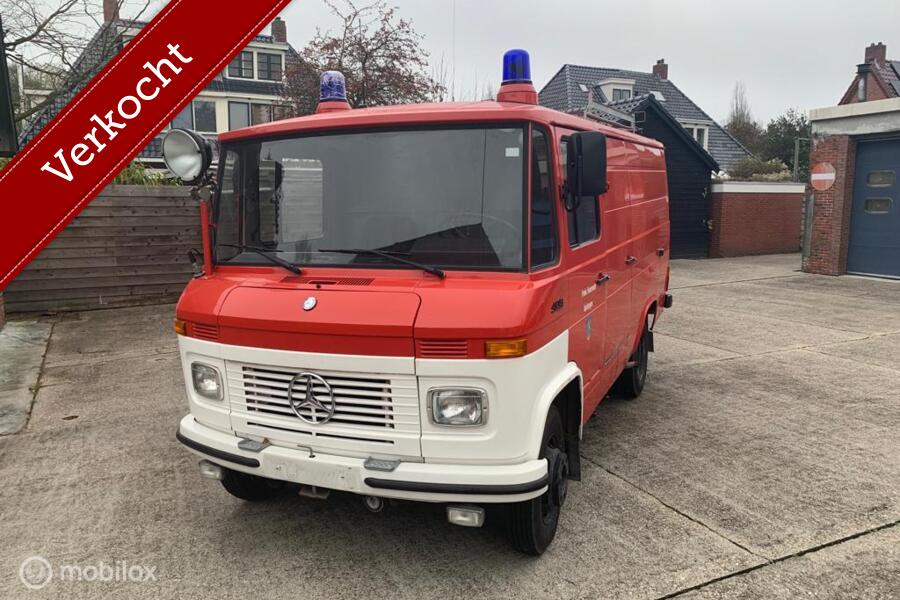 Mercedes 409 Benzine 9800 Km Camper Foodtruck Brandweer