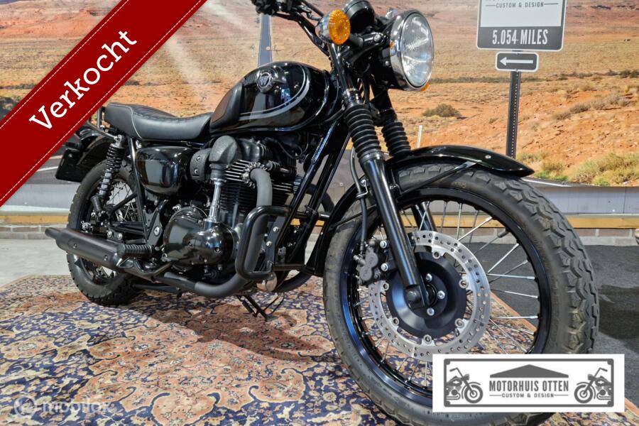 VERKOCHT Kawasaki W 800 BLACK EDITION w800 LIMITED