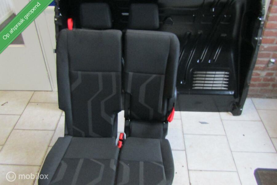 Interieur 2 persoons bankje en schot ford transit connect