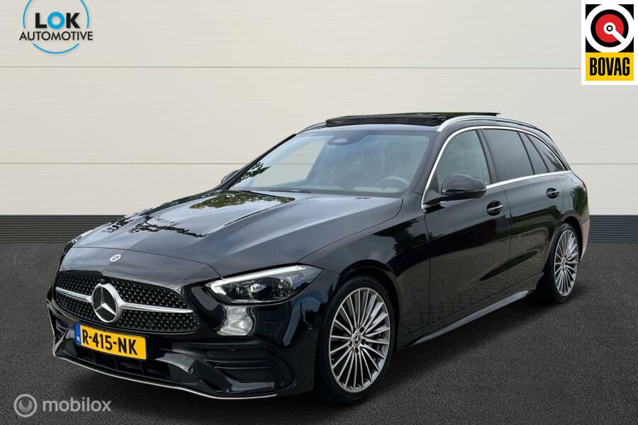 Mercedes C-klasse Estate 300 d AMG Line Panoramadak AR view