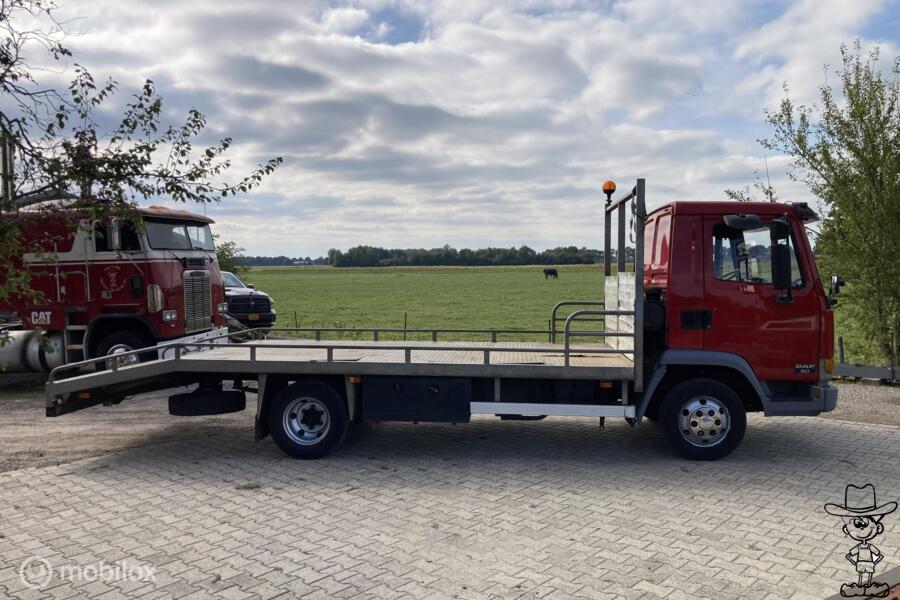DAF 45 oprijwagen 3510 kg laad- 3500 kg trekgewicht Cummins!