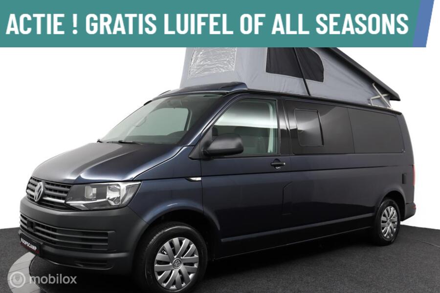 Volkswagen Transporter Buscamper 2.0TDI 115Pk Lang Inbouw nieuw California-look | 5-zitpl./4-slaapplaatsen | Slaaphefdak |NW.STAAT