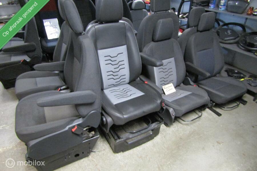 Stoel bestuurder bijrijder + bank banken ford transit custom
