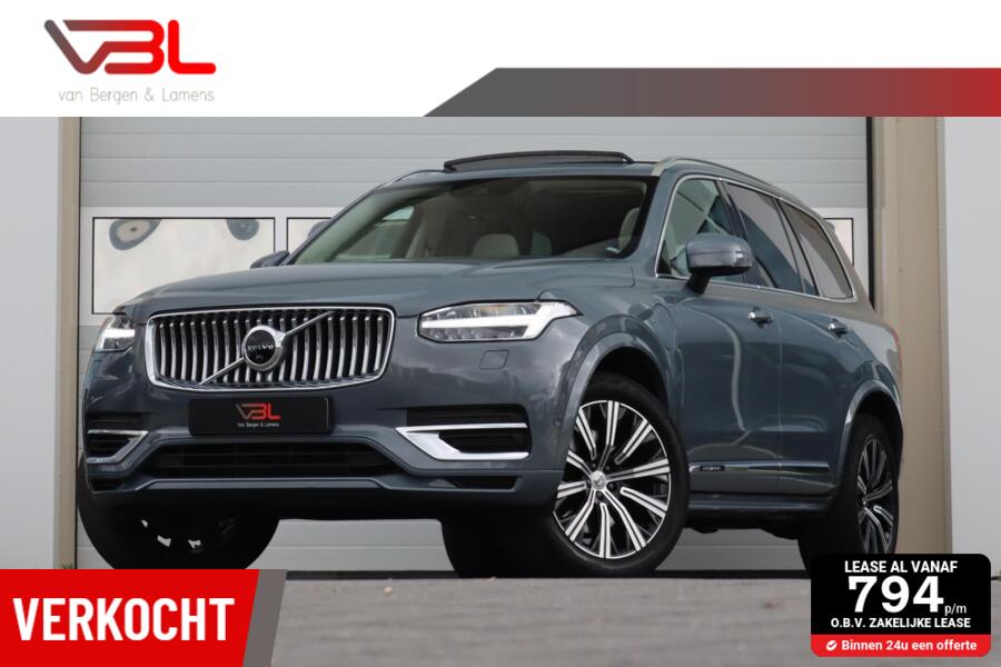 Volvo XC90 2.0 T8 Recharge AWD 455PK Ultimate Bright | Luchtvering | B&W audio