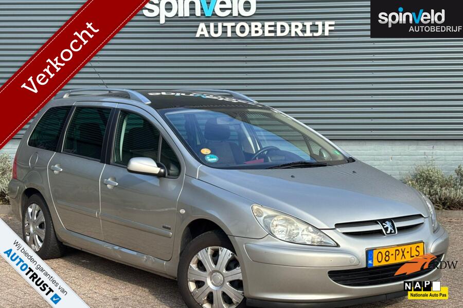 Peugeot 307 SW 1.6 16V Navtech BJ`05 NAP NL Airco Scherm
