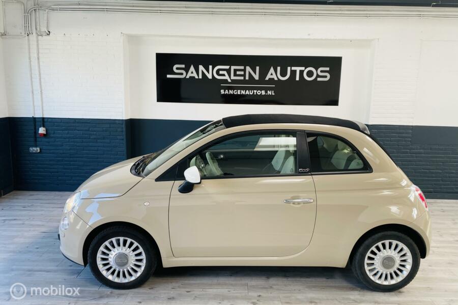 Fiat 500 Cabrio 1.2 Lounge/Cappucino kleur
