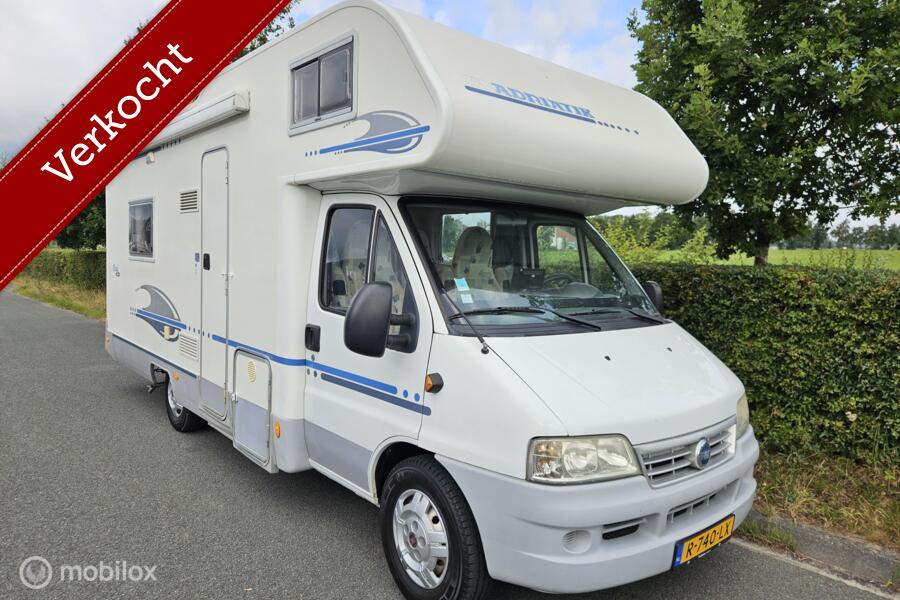 Adria Coral 670SK Alkoof Stapelbed ☆128pk, Zonnepaneel, 5p☆