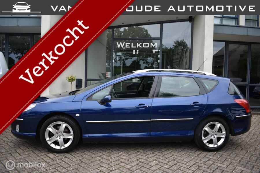 Peugeot 407 SW 2.0-16V XT '07 Clima|Cruise|Panodak|T.haak!