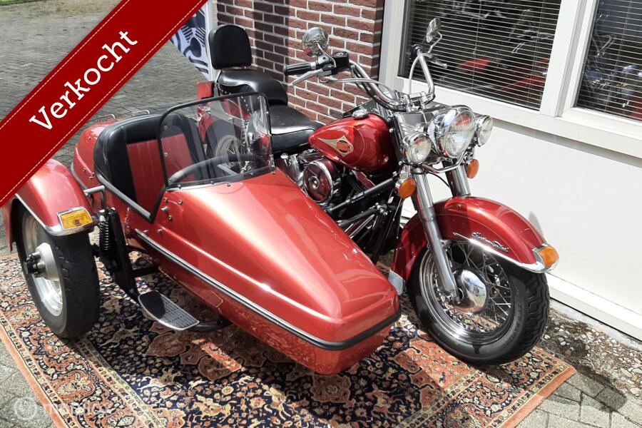 VERKOCHT Zijspan! Harley Davidson 1340 EVO carburateur FLSTC
