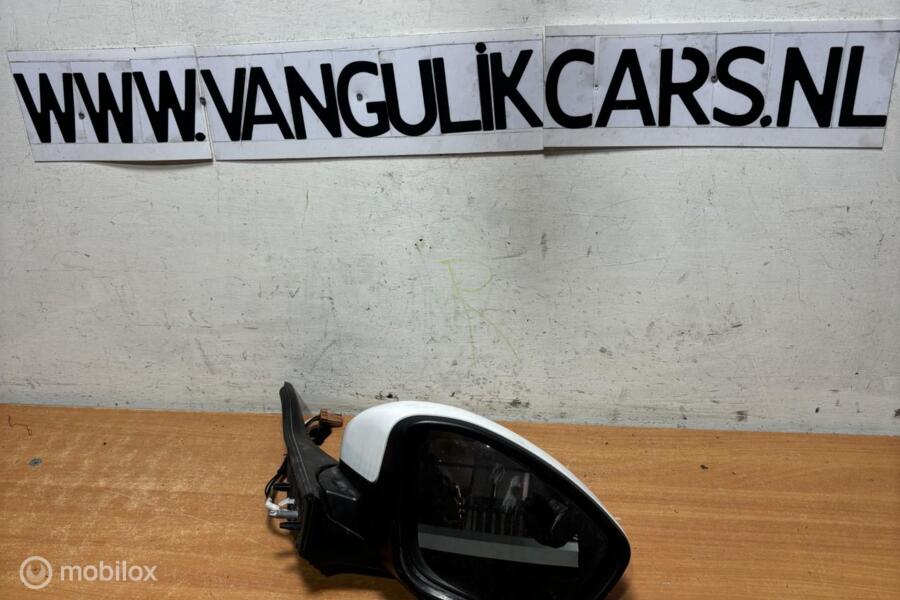 Buitenspiegel  rechts wit Peugeot 208 ('12-